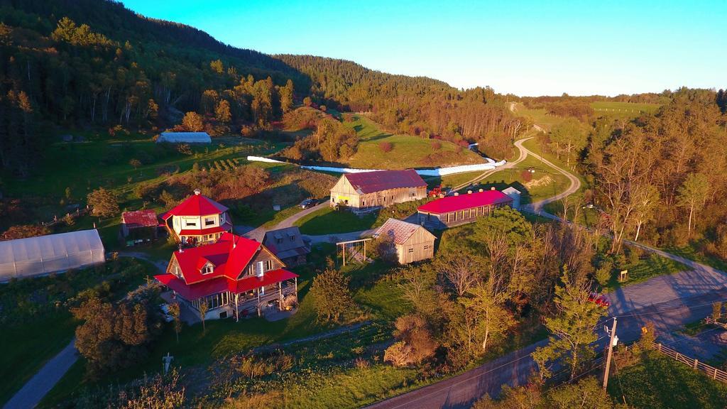La Vieille Ferme, Ecogite Saint-Fulgence Exterior foto